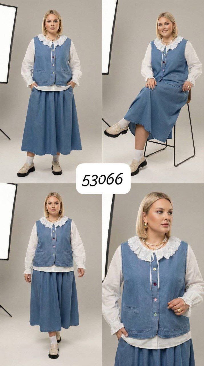 женская жилетка,сарафан,сарафан джинсовый,джинсовый сарафан женский,жилет с баской