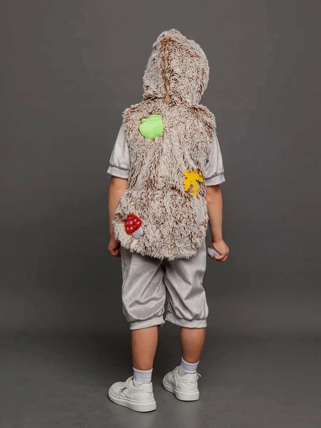 костюм карнавальный ёжик степка,карнавальный костюм ежика,костюм ежика для мальчика,детский костюм ежика,карнавальный костюм волк