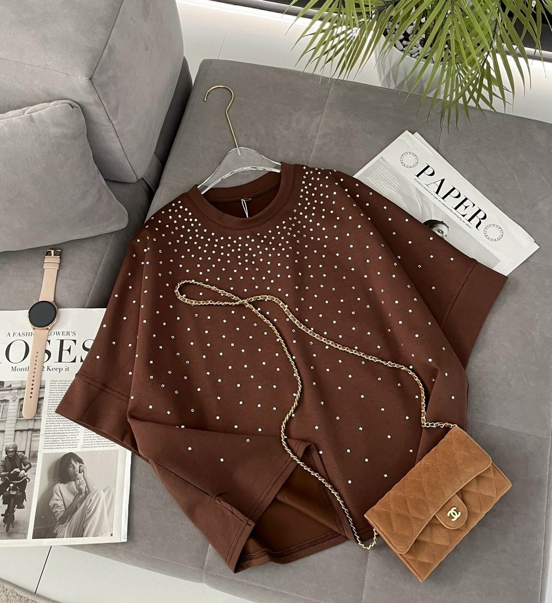 футболка со стразами оверсайз shein collection 223267776,женская футболка,,футболка базовая со стразами оверсайз odmir 302929248