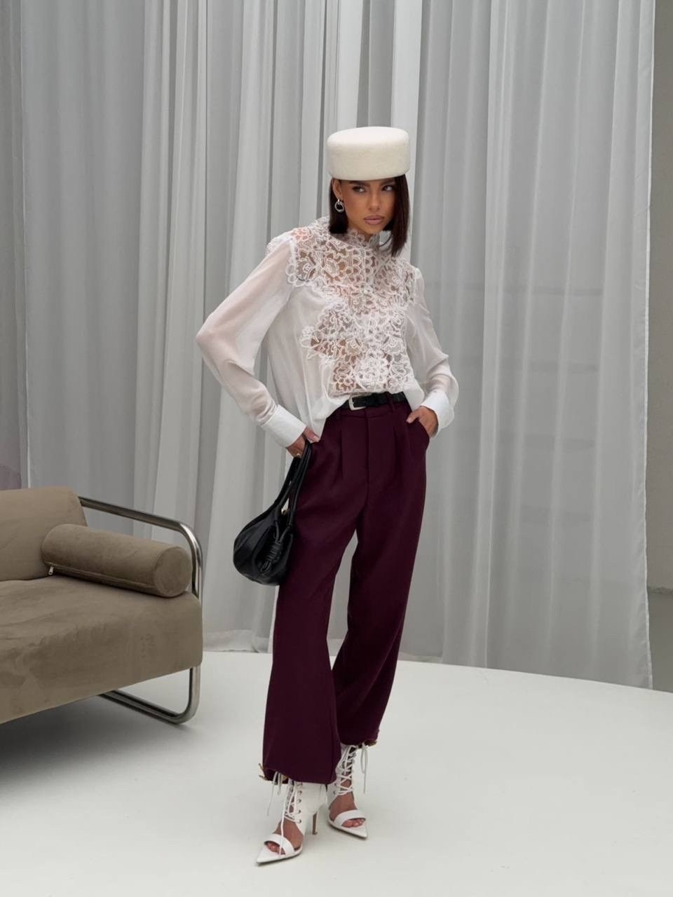 блузка кружевная,блузка с кружевами,блуза кружевная,блузка с ажуром,кружевная блузка с длинным рукавом