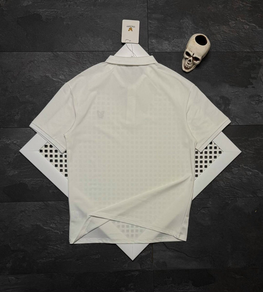 поло lyle scott,поло с,белое поло lyle scott,футболки мужские белые
