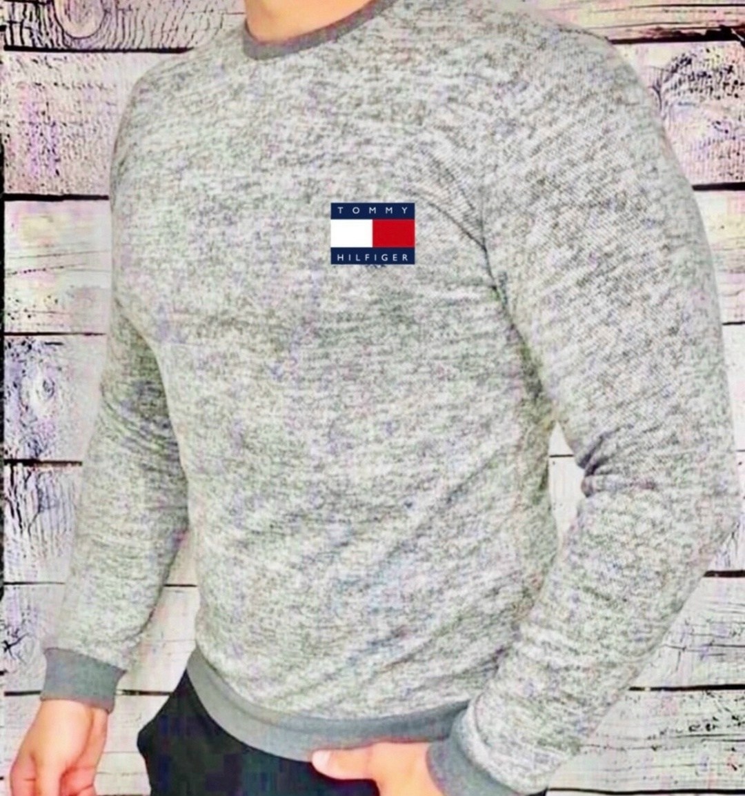 томми хилфигер кофта с большим лого,свитшот мужской tommy hilfiger,свитшот tommy hilfiger lw easy crew sweatshirt,свитшот мужская,свитшот tommy hilfiger серый
