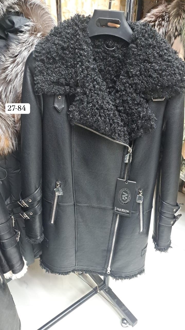 дубленка женская,aftf basic дубленка черная авиатор,дубленка,дубленка стелла росса,дубленка авиатор