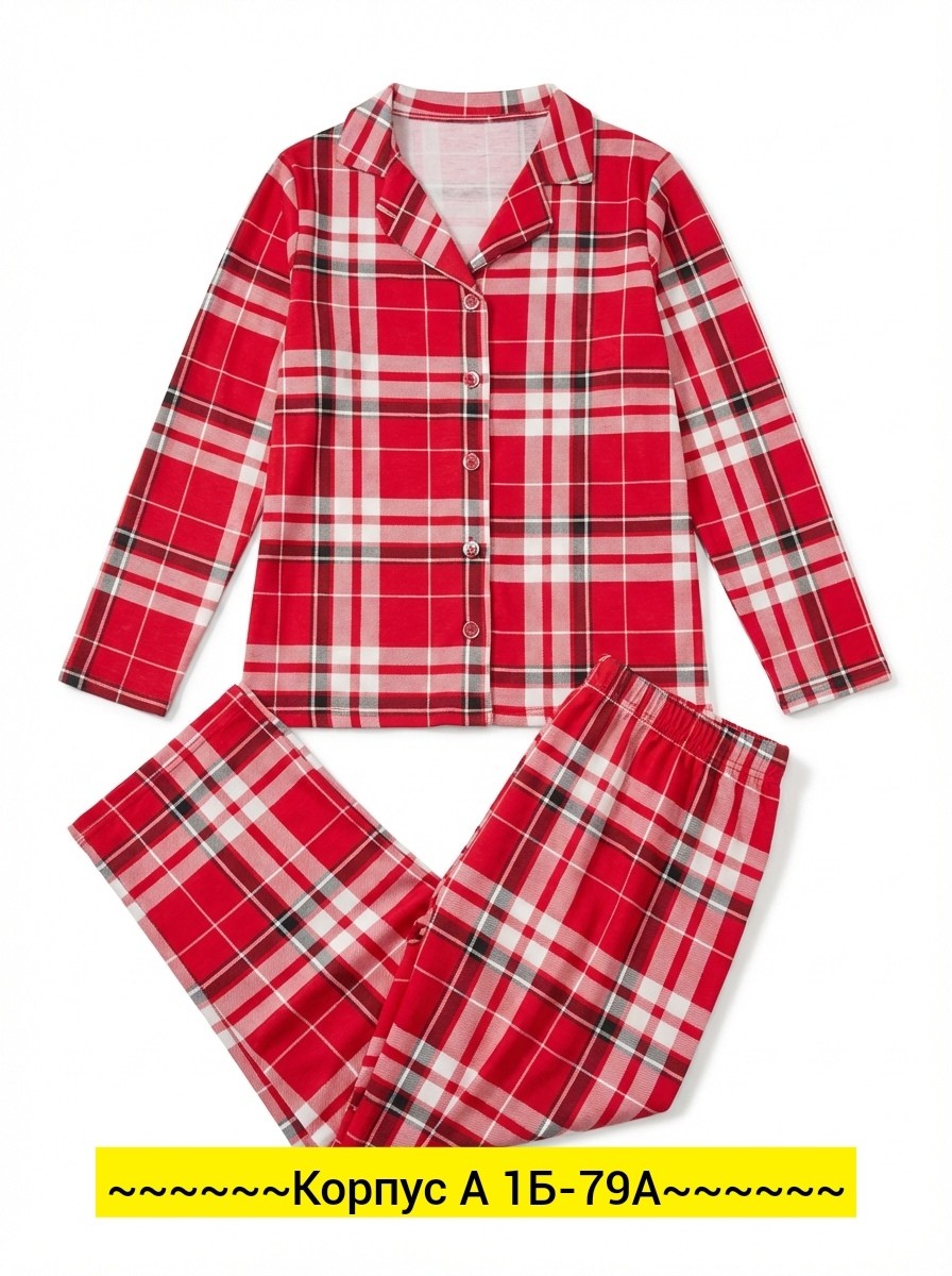пижама в клетку женская красная,пижама красная в клетку,клетчатая пижама,пижама в клетку,пижама со штанами и рубашкой в клетку фланелевая теплая