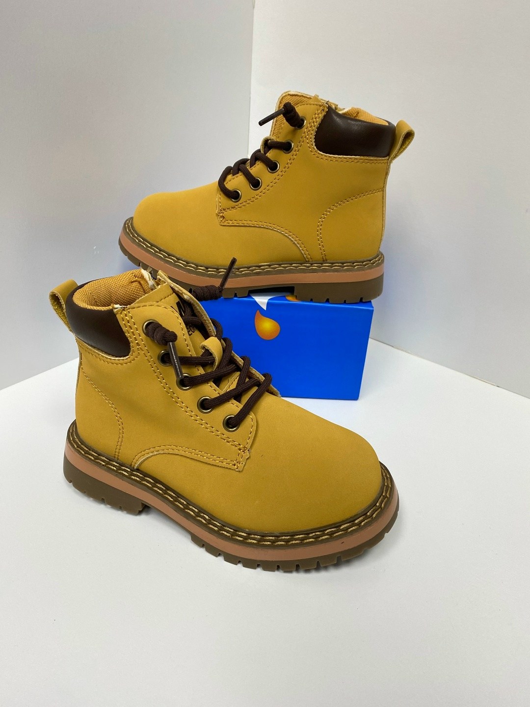 детские ботинки,,ботинки томби детские демисезонные,желтые ботинки,ботинки мальчикам