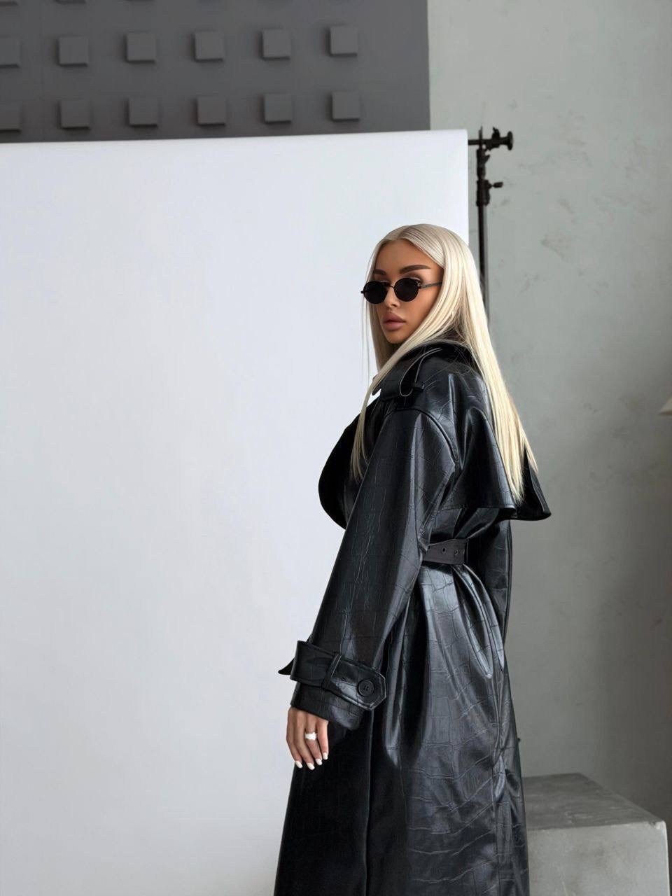 кожаный плащ тренч,тренч кожаный,кожаный тренч женский,кожаный плащ женский,тренч эко кожа