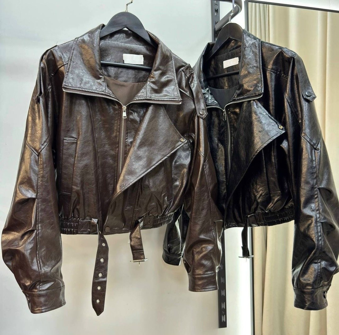 кожаная куртка женская оверсайз,кожаная куртка женская,кожаная куртка,куртка косуха оверсайз,кожаная куртка оверсайз