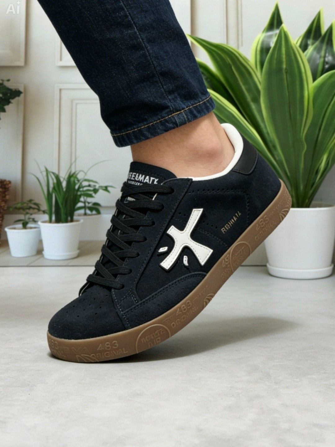 ,кроссовки premiata,кеды мужские premiata,мужские кроссовки premiata,кеды premiata steven black cream