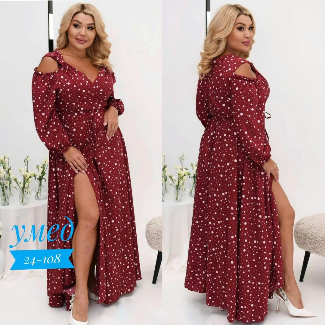 платье большие размеры,женское летнее платье,женские платья длинные,женское платье в горошек,длинное платье в горошек