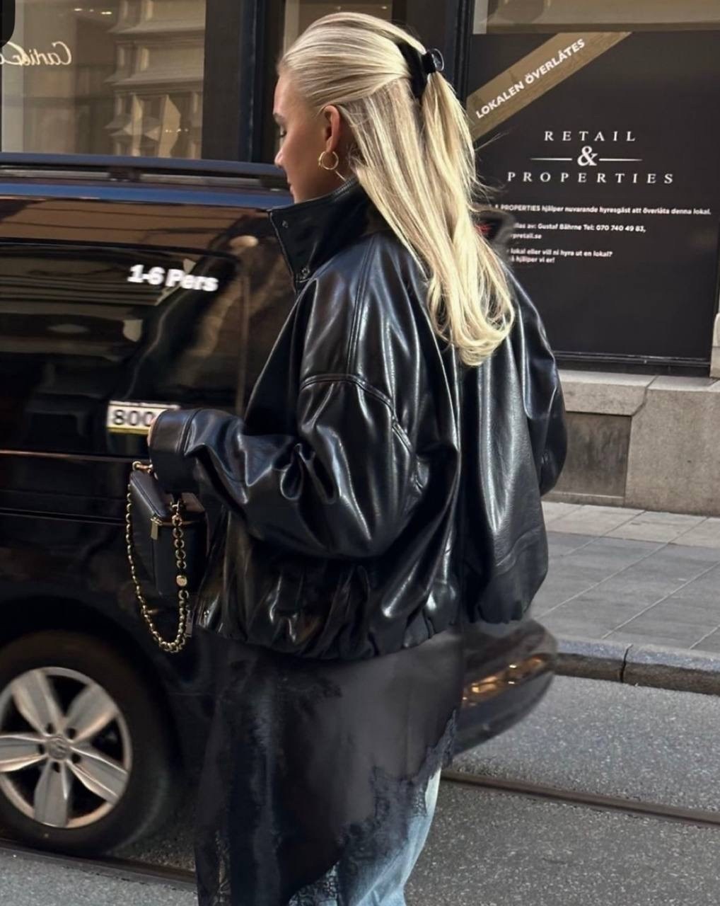 кожаная куртка женская оверсайз,кожаная куртка женская,кожаная куртка,куртка косуха оверсайз,кожаная куртка оверсайз