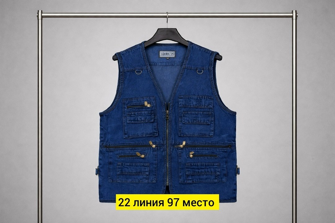 джинсовая жилетка мужская с карманами,жилет мужской,жилет с карманами мужской многофункциональный,жилетка с карманами мужская,жилет с карманами