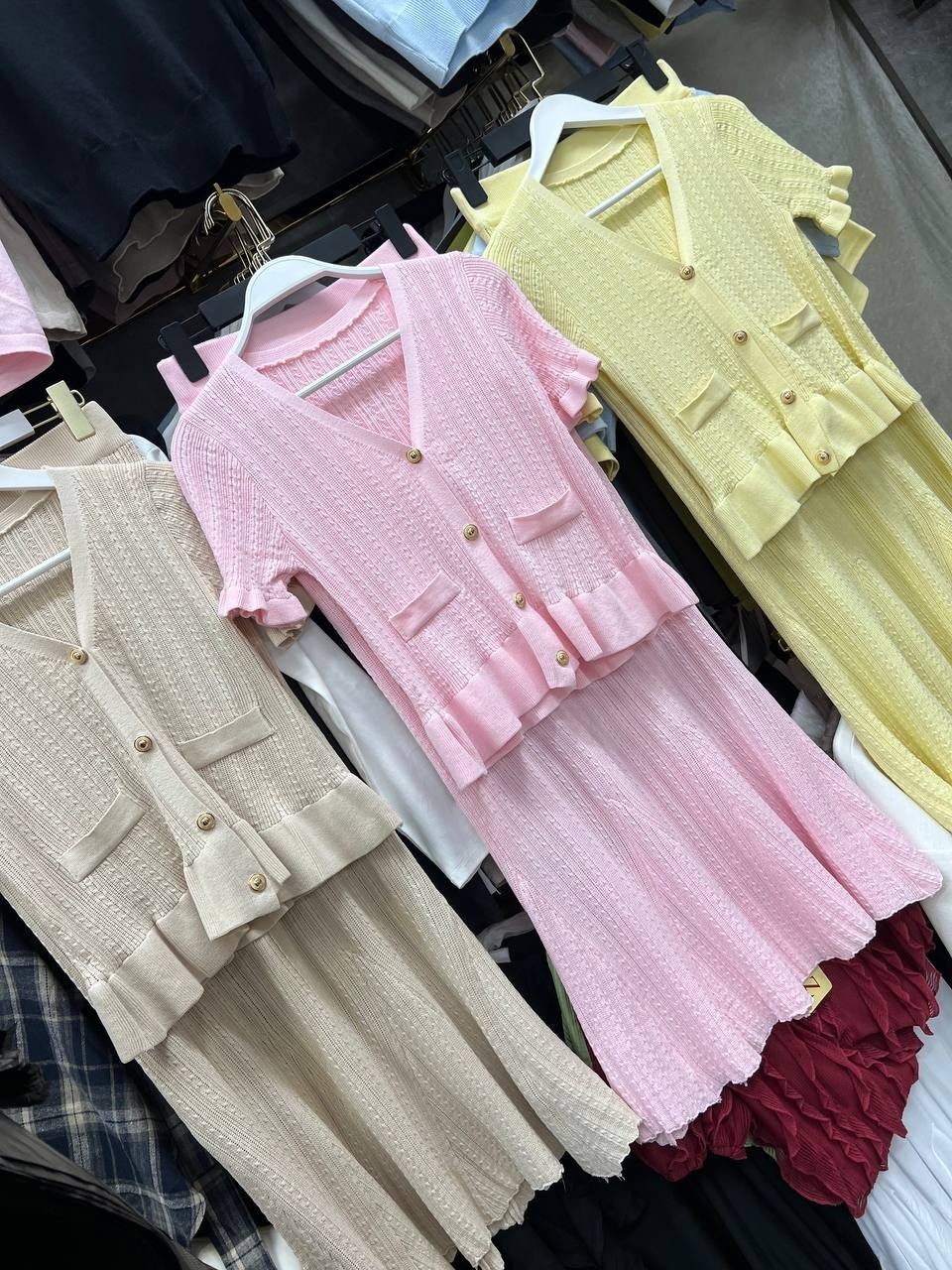 костюм юбка и свитер,трикотажный костюм,вязаный кардиган,кардиган женский,кардиган