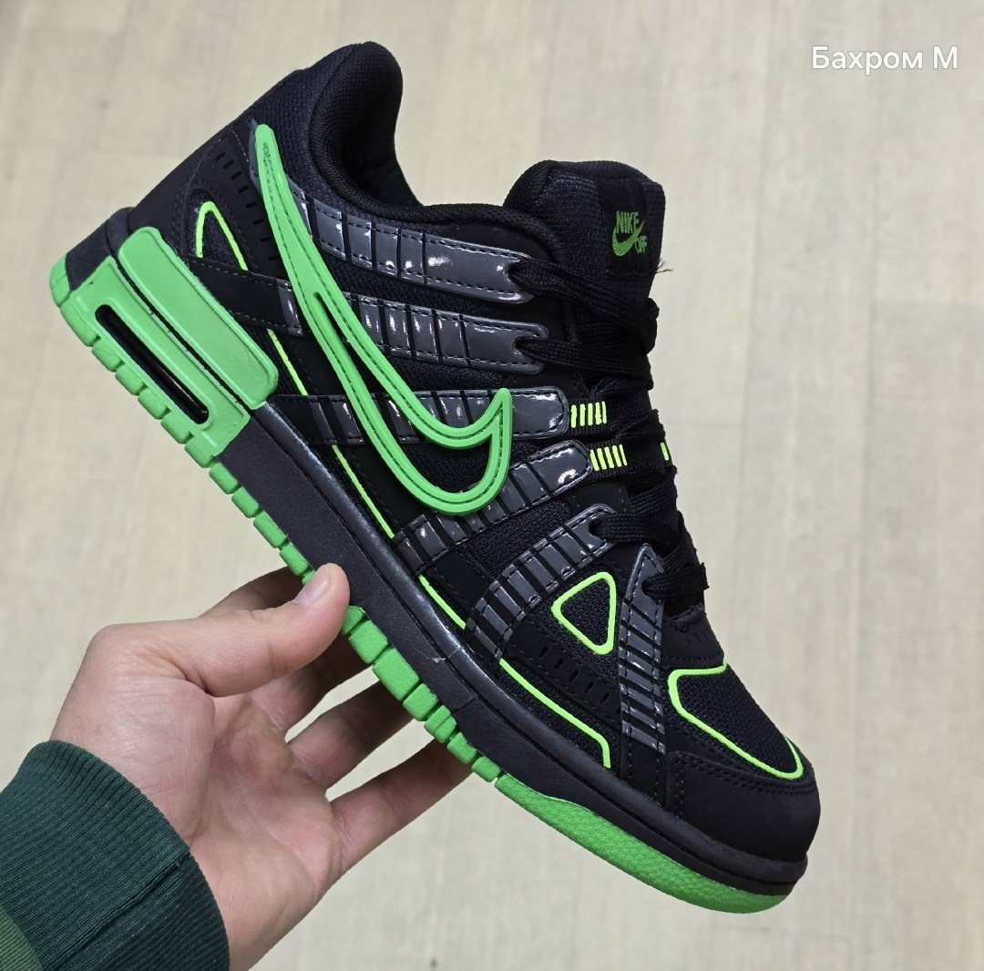 nike air rubber dunk off-white green strike,nike air rubber dunk off white,off white x nike air rubber dunk,кроссовки,кроссовки nike