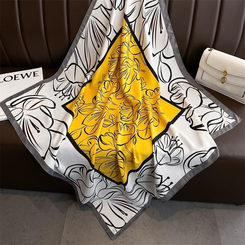 шелковый шарф,женский шелковый шарф,шарфы для женщин,платки шелковые,шарф с принтом