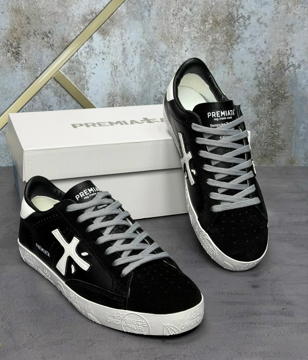 ,кеды premiata,кеды premiata мужские,кроссовки premia,премиата стивен кеды