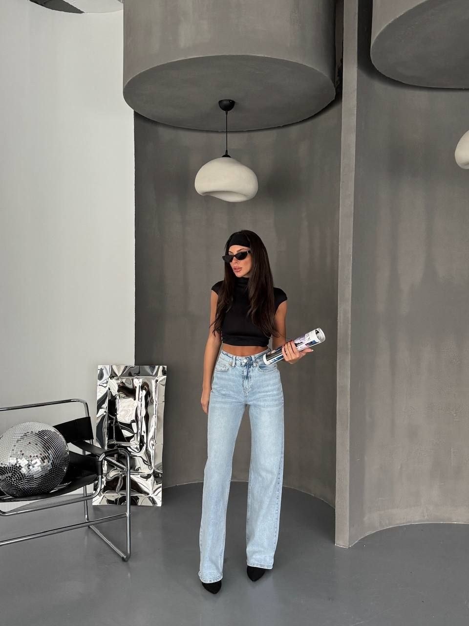 джинсы широкие трубы высокая посадка ella woman,джинсы женские,женские джинсы трубы с высокой посадкой,джинсы палаццо,джинсы женские широкие