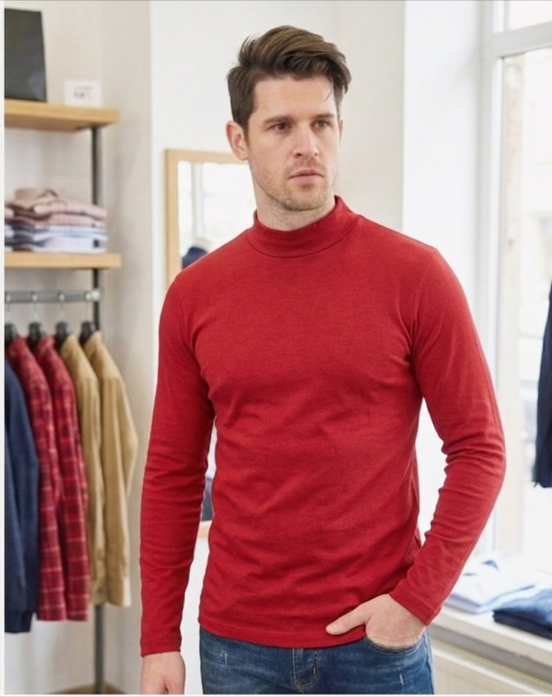 водолазка,водолазка мужская с горлом,мужская водолазка,бордовая водолазка,красная водолазка мужская