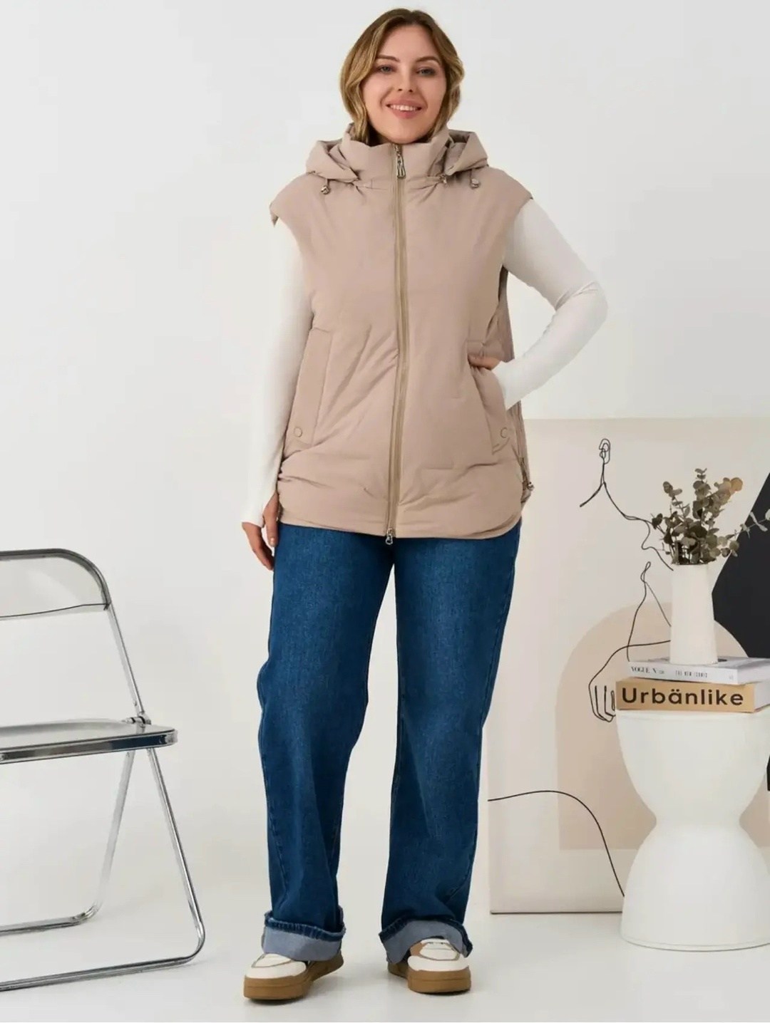 демисезонная жилетка,жилет демисезонный,жилетка женская,жилет на синтепоне,жилет