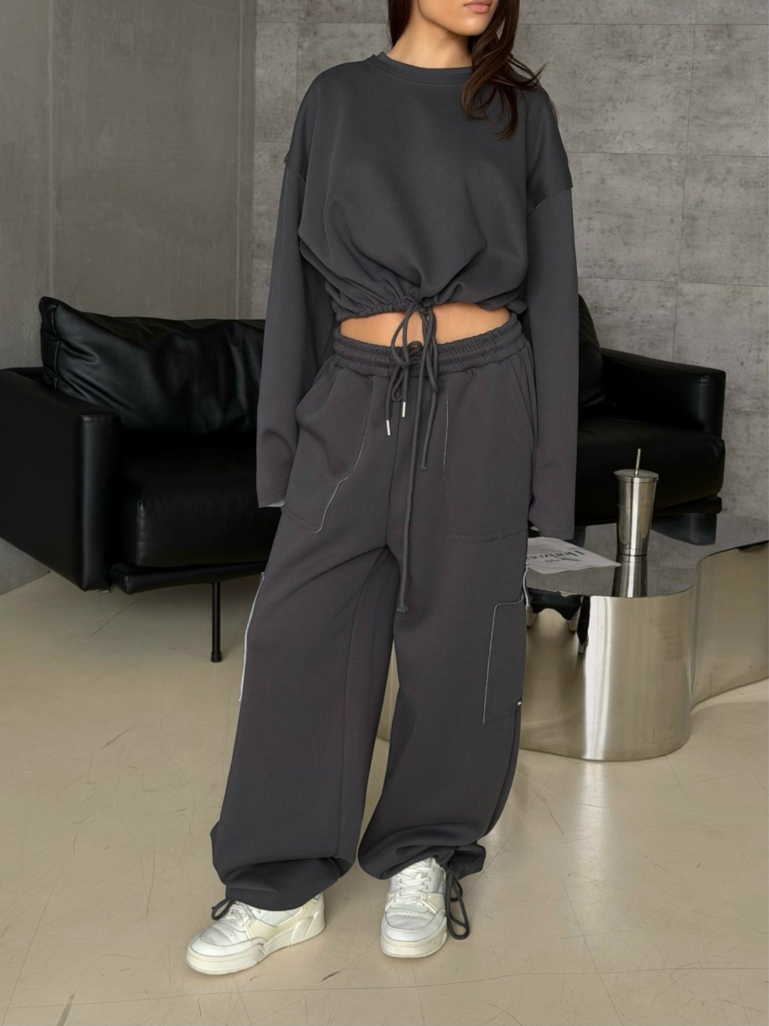 костюм с кофтой,трикотажные костюмы,костюм оверсайз,костюм женский,костюм спортивный