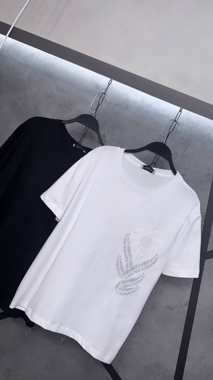 футболки женская,китайские футболки со стразами,белая женская футболка,футболка со стразами,футболки белые