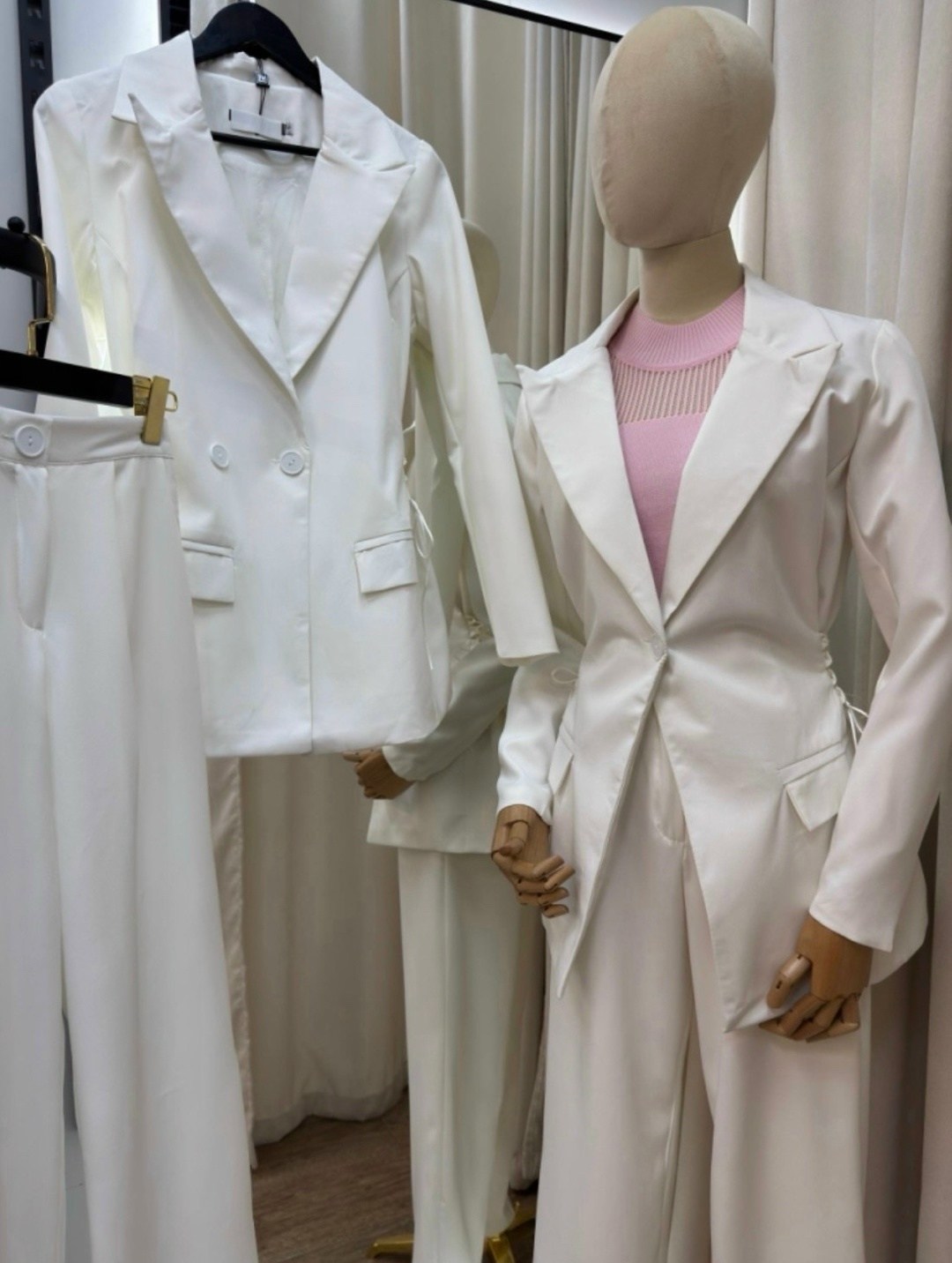 свадебный брючный костюм,брючный костюм невесты,брючный костюм,элегантный свадебный женский костюм, комплект из блейзера и брюк,белый костюм