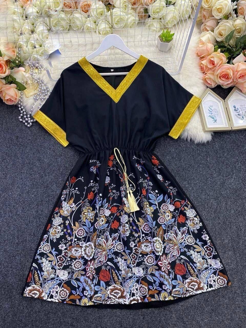 летнее женское платье,женское платье с цветочным принтом,женское платье с принтом,летнее платье с принтом,женское повседневное летнее платье