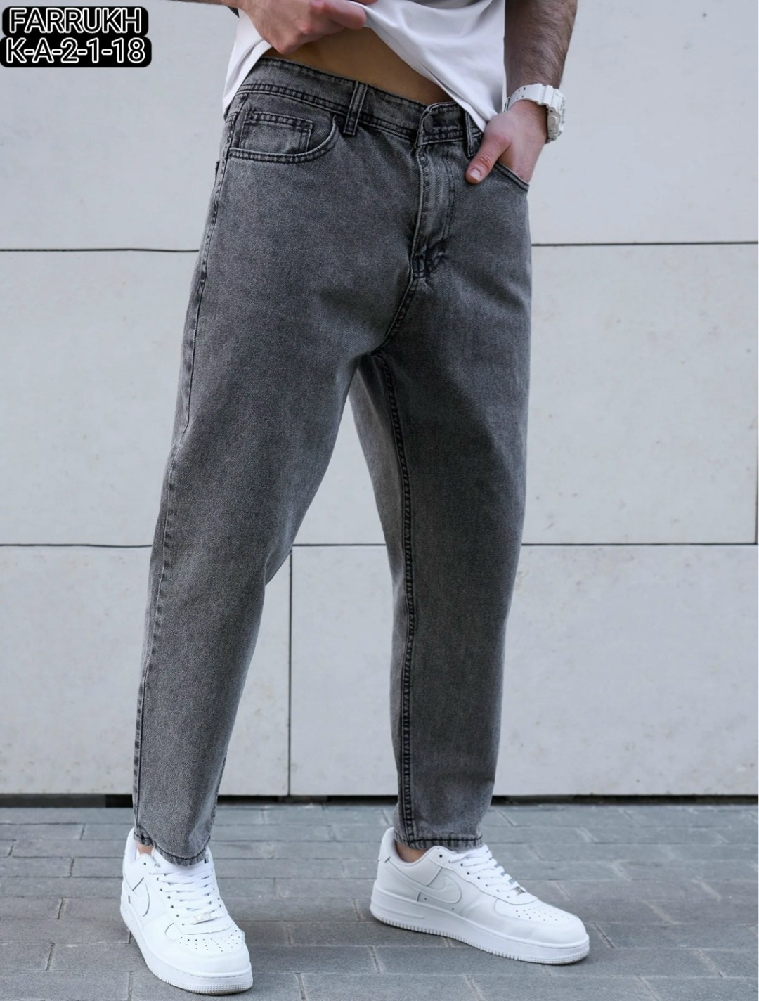 джинсы бананы широкие mygang цвет серый,джинсы мужские "бананы" классические,джинсы бананы мужские серые,мужские джинсы,джинсы бананы серые прямые зауженные мом