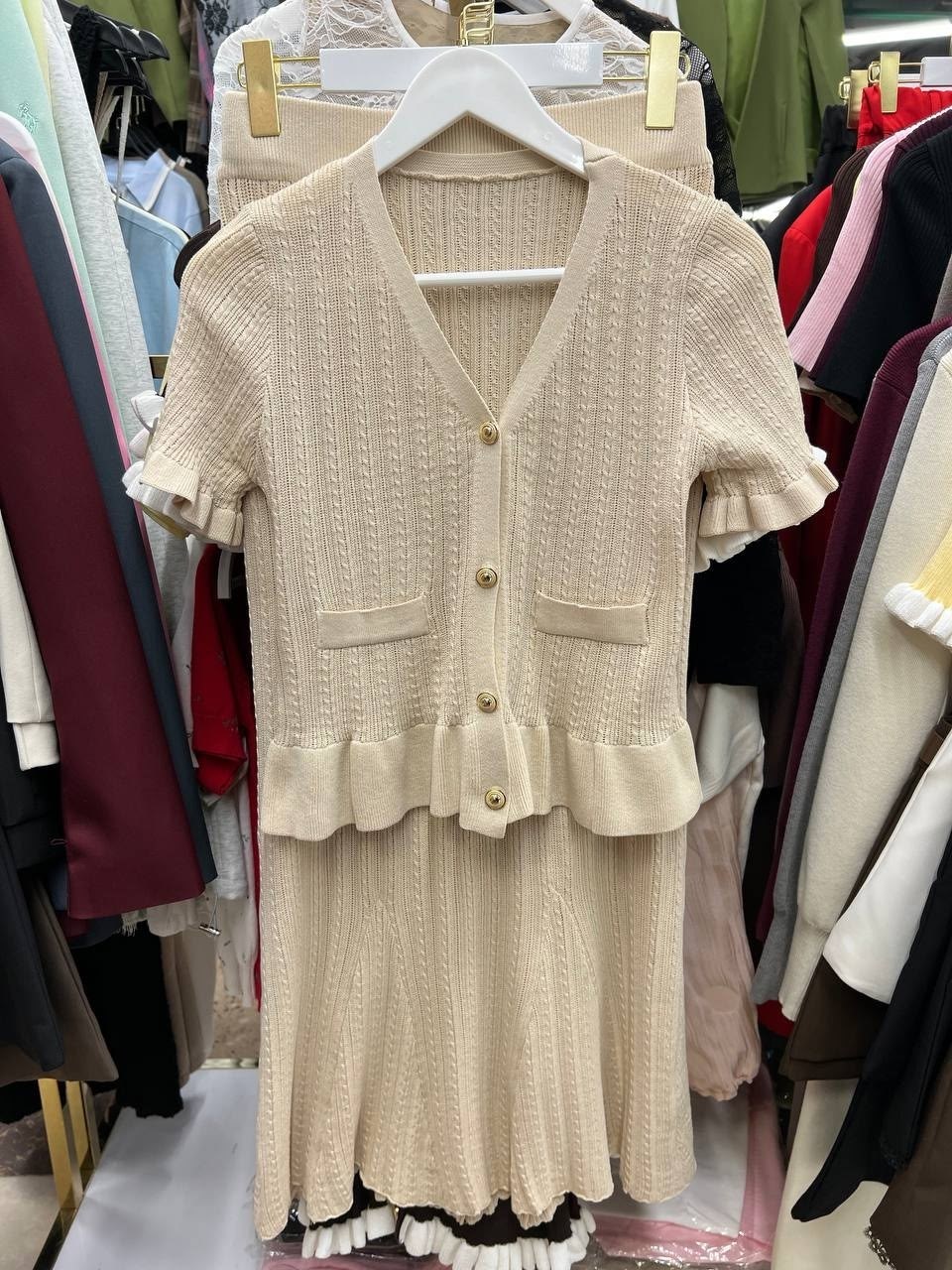 костюм юбка и свитер,трикотажный костюм,вязаный кардиган,кардиган женский,кардиган