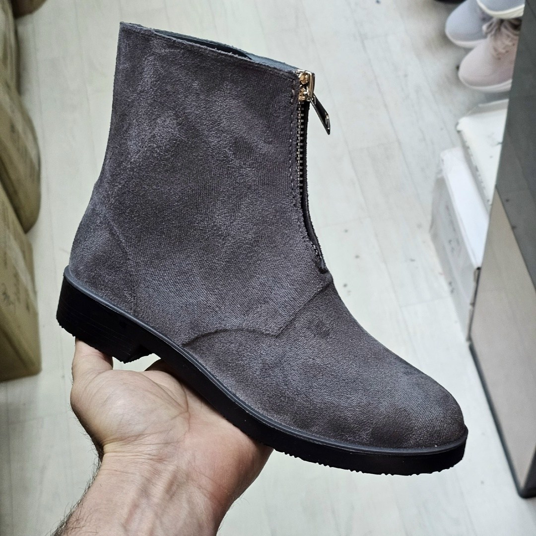 ,ботинки женские из натуральной замши серого цвета,замшевые ботинки,ботинки женские из замши,ботинки из натуральной замши