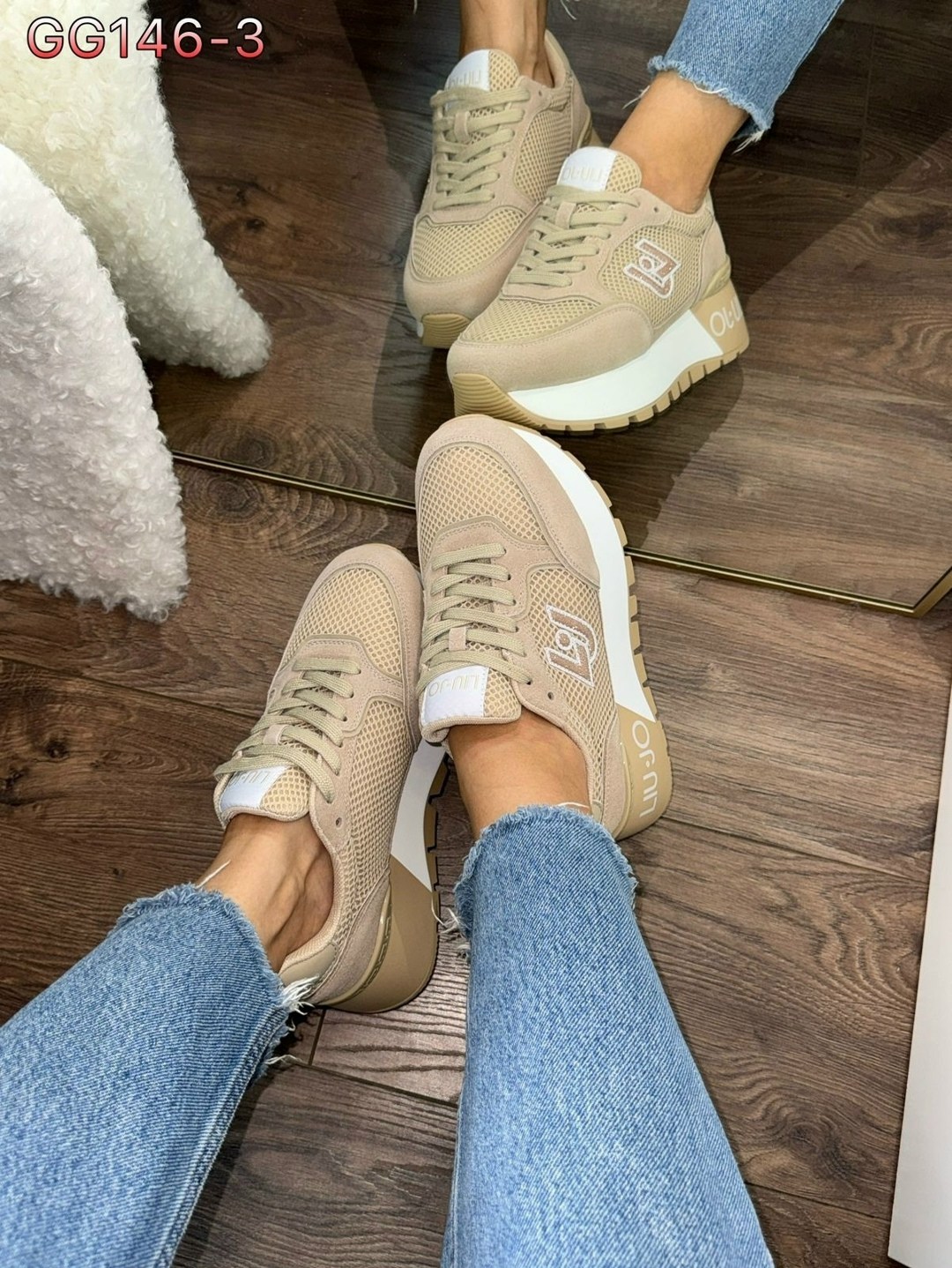 ,кроссовки женские liu jo,кроссовки женскиe,кроссовки liu jo,бежевые кроссовки