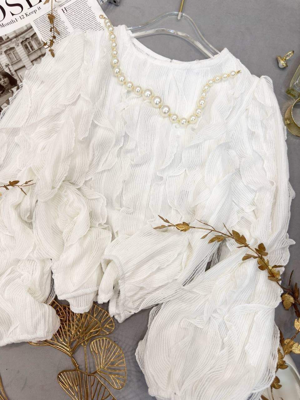 блузка с оборками,модная блузка,блузки женские,блузка из натурального шелка,блуза с длинными рукавами