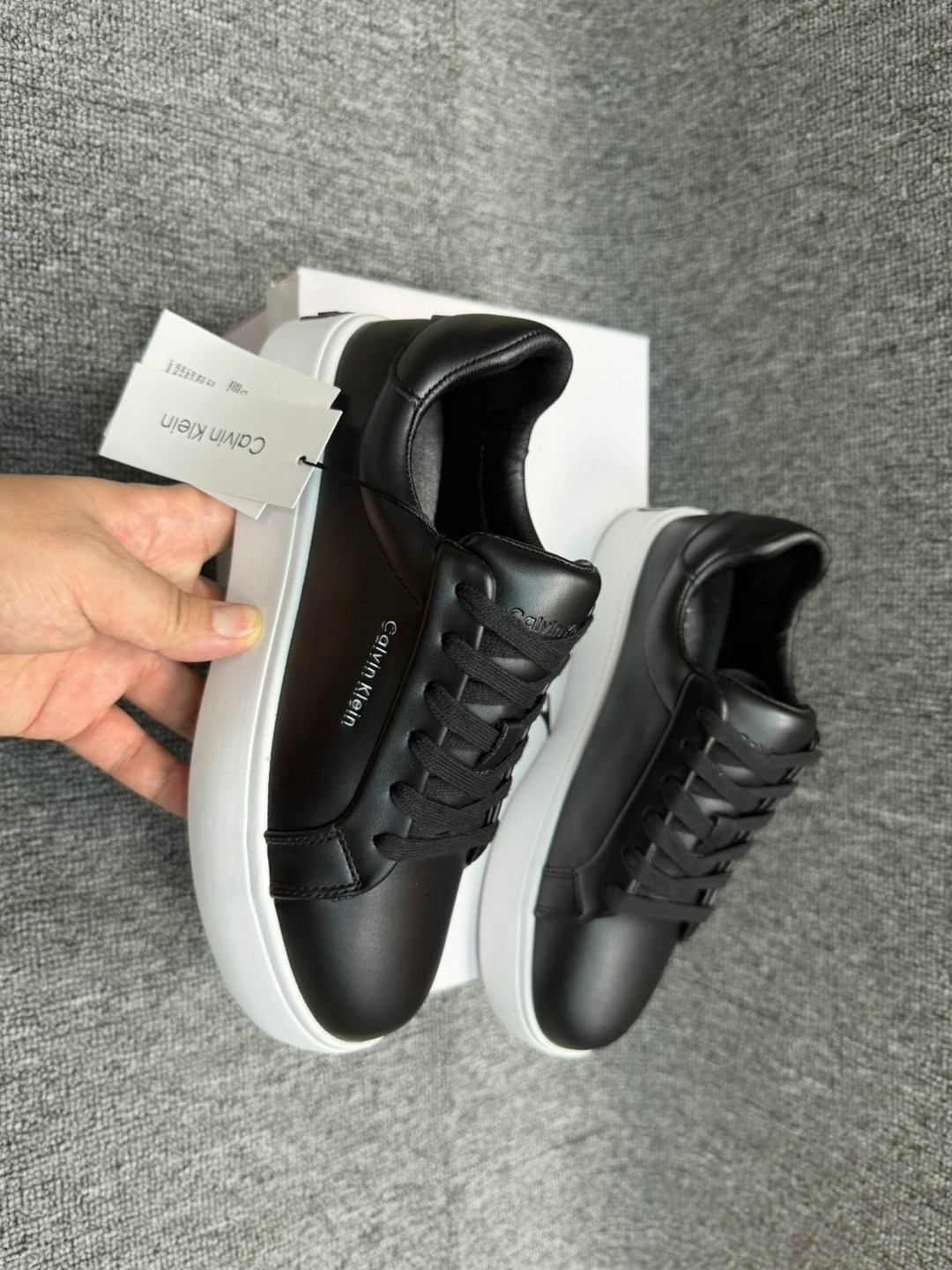 кожаные кроссовки на шнуровке cupsole без подкладки calvin klein черный,женские кроссовки calvin klein,женские кроссовки calvin klein черные,,calvin klein vulc nano fox leather sneakers