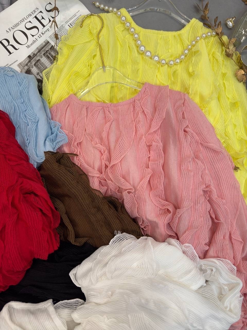 блузка с оборками,модная блузка,блузки женские,блузка из натурального шелка,блуза с длинными рукавами