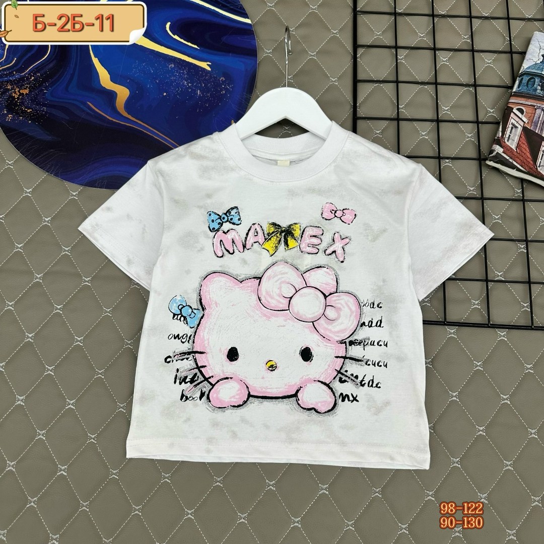 белая футболка с принтом hello kitty gloria jeans,футболка для девочек,футболка с хеллоу китти,молочная футболка oversize с принтом hello kitty gloria jeans,белая футболка с принтом hello kitty