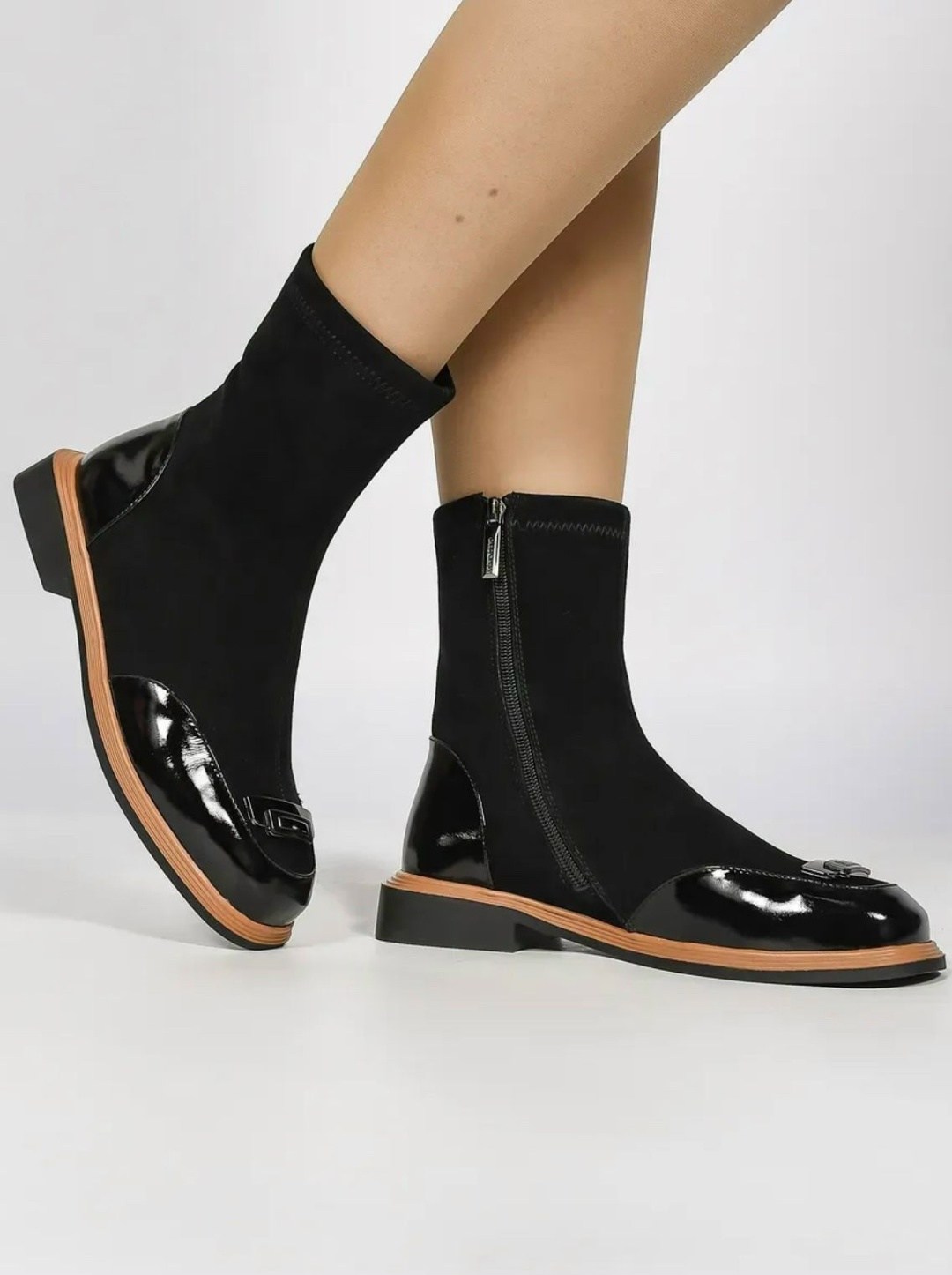 ,женские ботинки,женская ,ботинки женские замшевые 81602,полусапоги