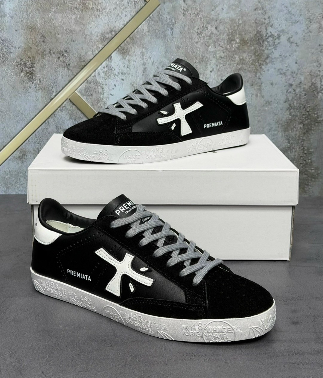 ,кеды premiata,кеды premiata мужские,кроссовки premia,премиата стивен кеды