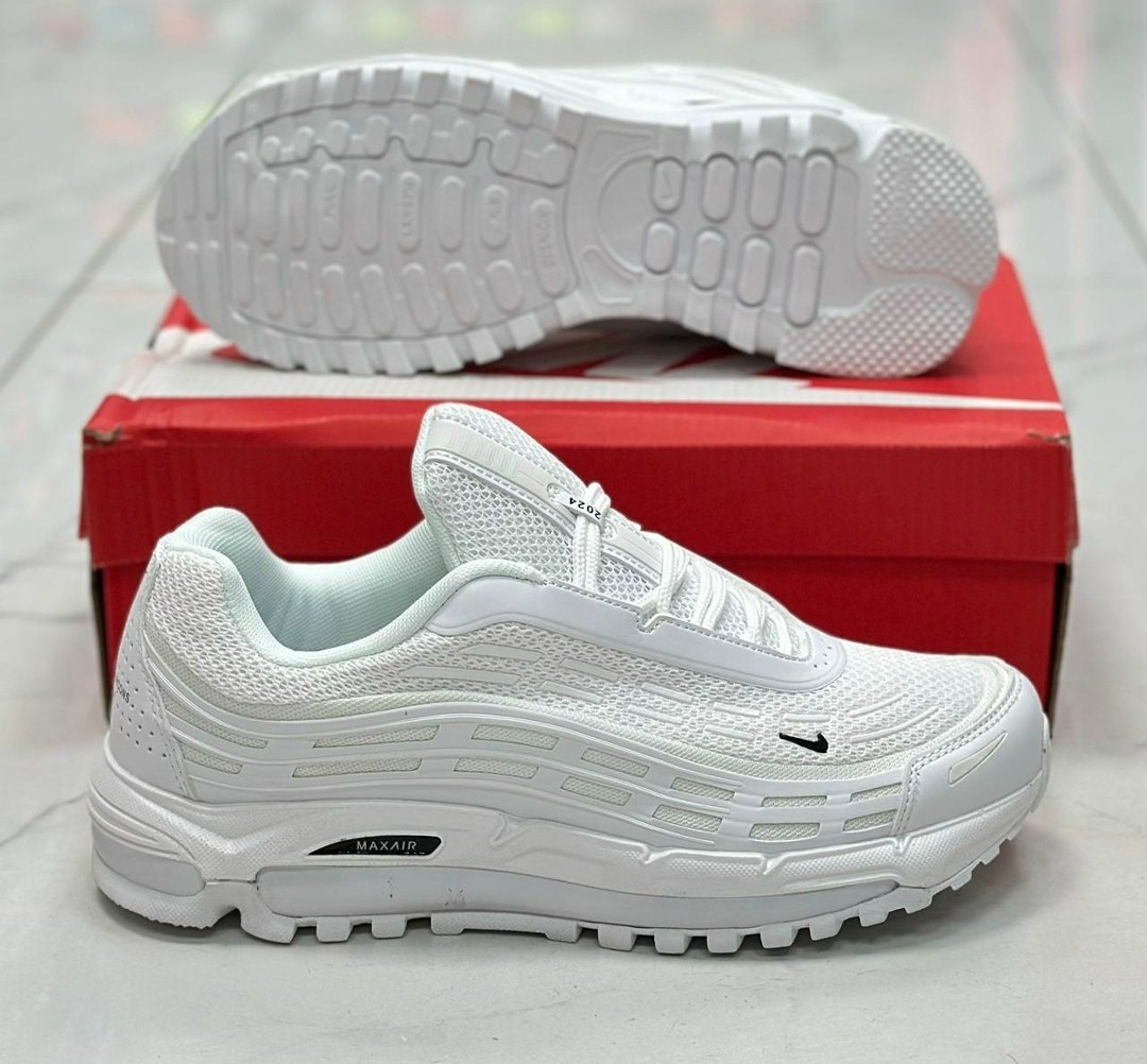 кроссовки,женские кроссовки,кроссовки эко,nike air max 97 white,кроссовки мужские женские
