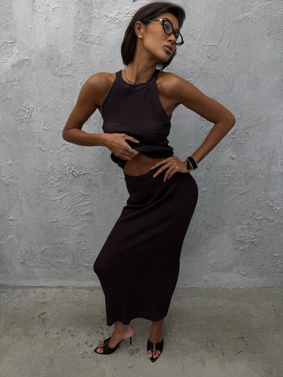 вязаные юбки,летний костюм с юбкой,костюм с юбкой,женский костюм с юбкой,костюм с юбкой и топом