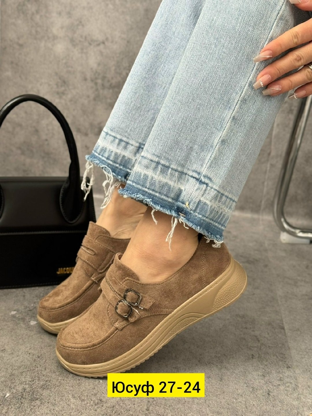 , женская,лоферы замш,женские лоферы, повседневные