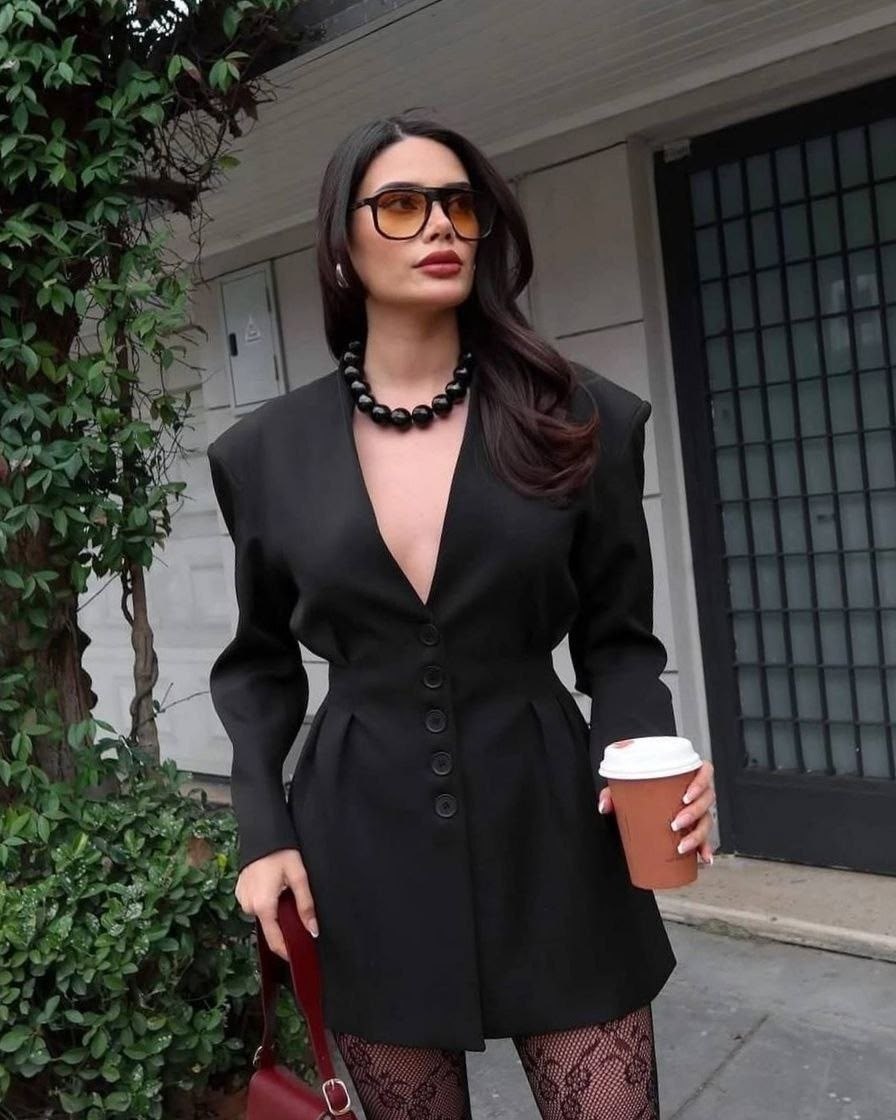 пиджак женский,пиджак приталенный удлиненный в офис aslana by halilova цвет черный,платье-пиджак из плотной костюмной,пиджак приталенный удлиненный в офис aslana by halilova