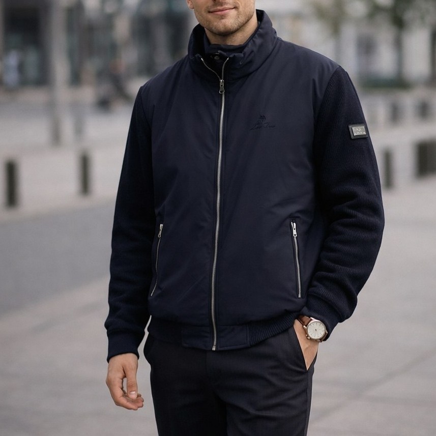 мужская куртка бомбер,куртка бомбер,lacoste blue harrington jacket size 50 made in france,куртка мужской,легкая куртка