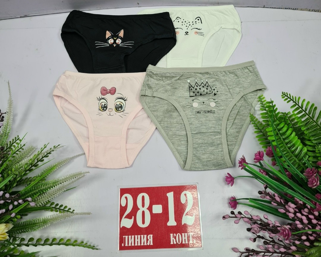 трусы для девочки,комплект трусов,комплект трусов слипы donella,трусы для девочки 7 шт,комплект трусов для девочек