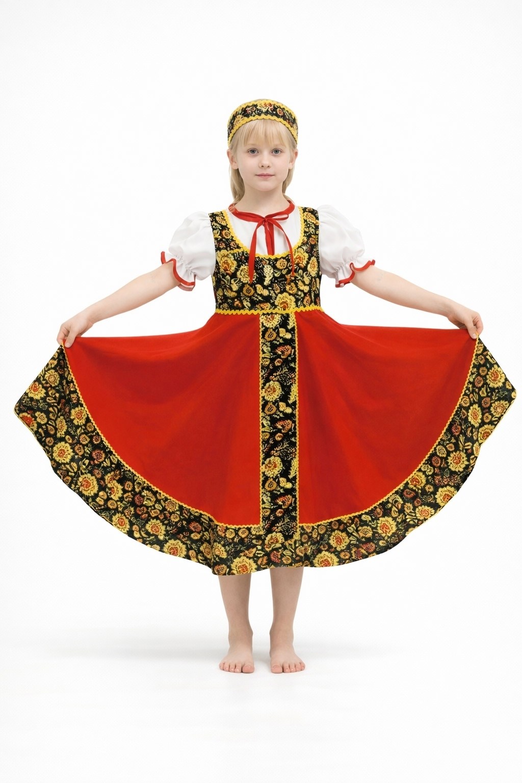 русские народные сарафаны для девочек,костюм барыня в красном сарафане детский,костюм хохлома русский народный для девочки кв-d-0157,русские народные сарафаны для детей,сарафан детский народный