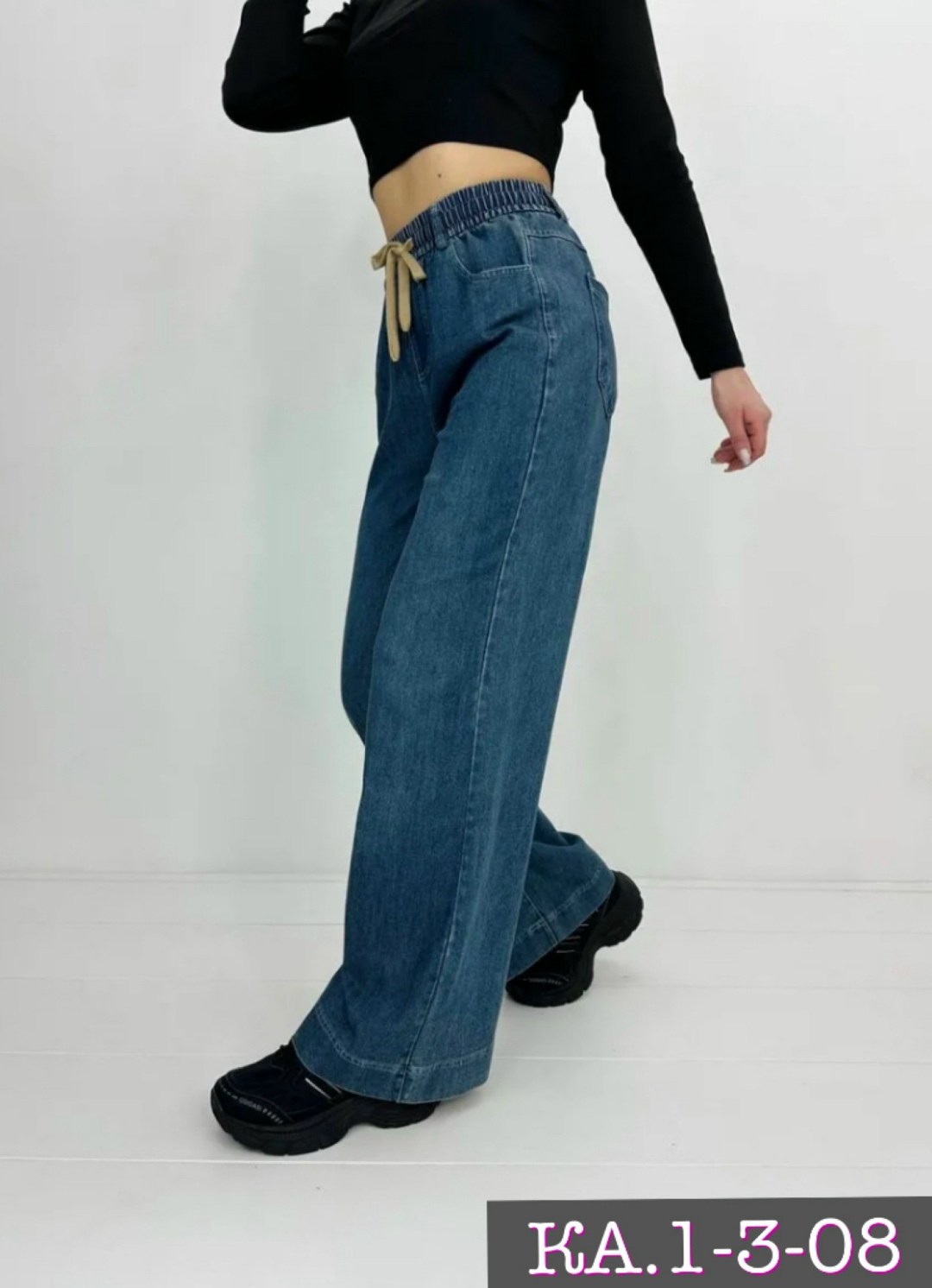 женские джинсы,джинсы джинсы,джинсы широкие на резинке клеш h&a collection,джинсы,джинсы палаццо с высокой посадкой