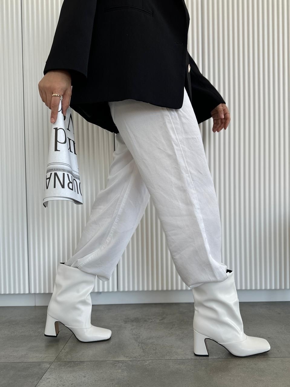 модные ботильоны,каблуки белые,женские ботильоны,белые ботинки,сапоги белые