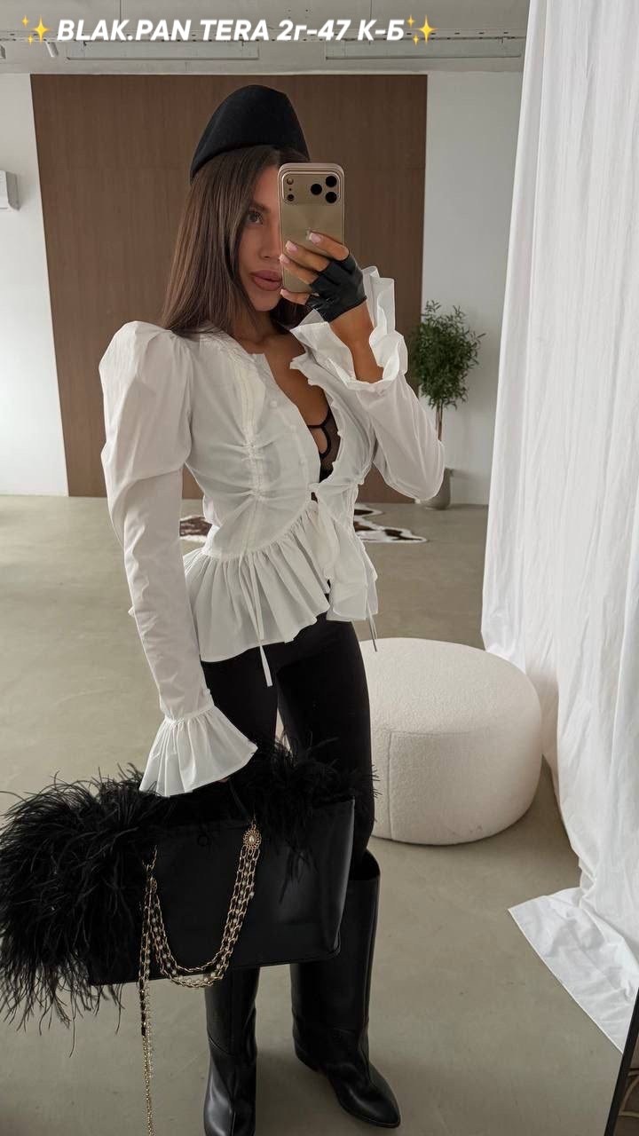 блузка с оборками,модные блузы,блузка рубашка,блузка с объемными рукавами,блуза