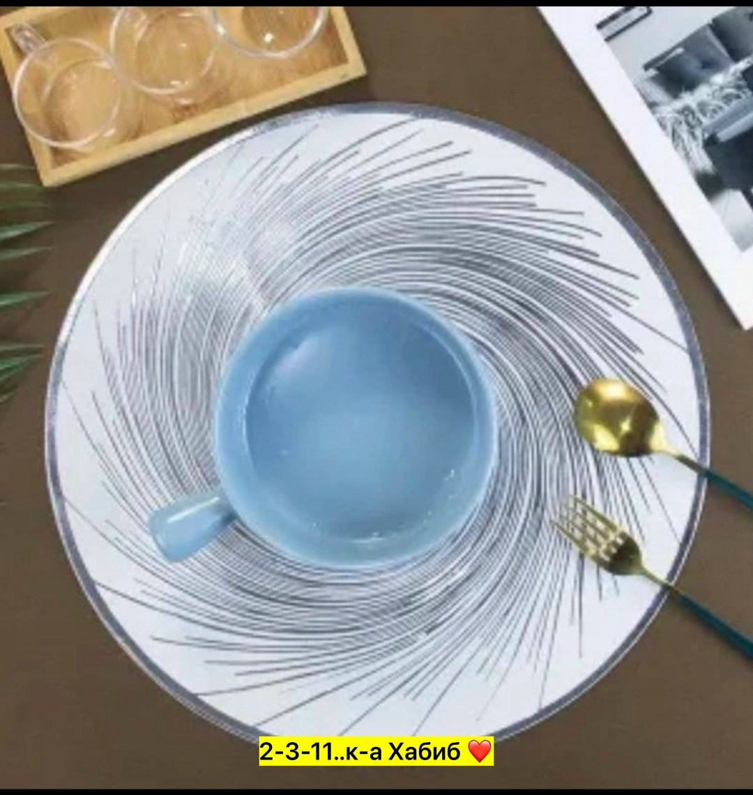 салфетка сервировочная,набор круглых,набор салфеток сервировочныx,посуда,посуда тарелки