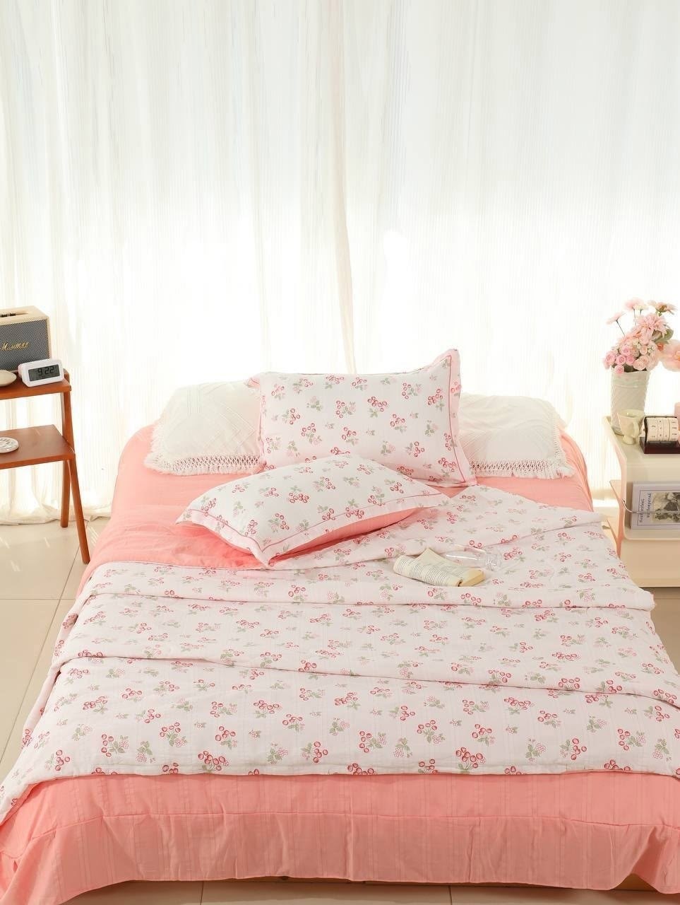 комплект постельного белья,постельное белье,весенний комплект постельного белья,хлопковое постельное белье,комплект пододеяльника