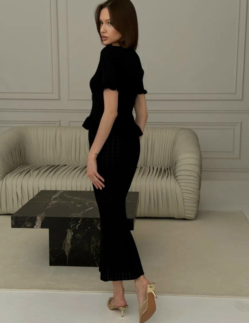 трикотажные костюмы,костюм трикотажный с юбкой,костюм трикотажный с юбкой макси emberens,стильный трикотажный костюм,женский костюм