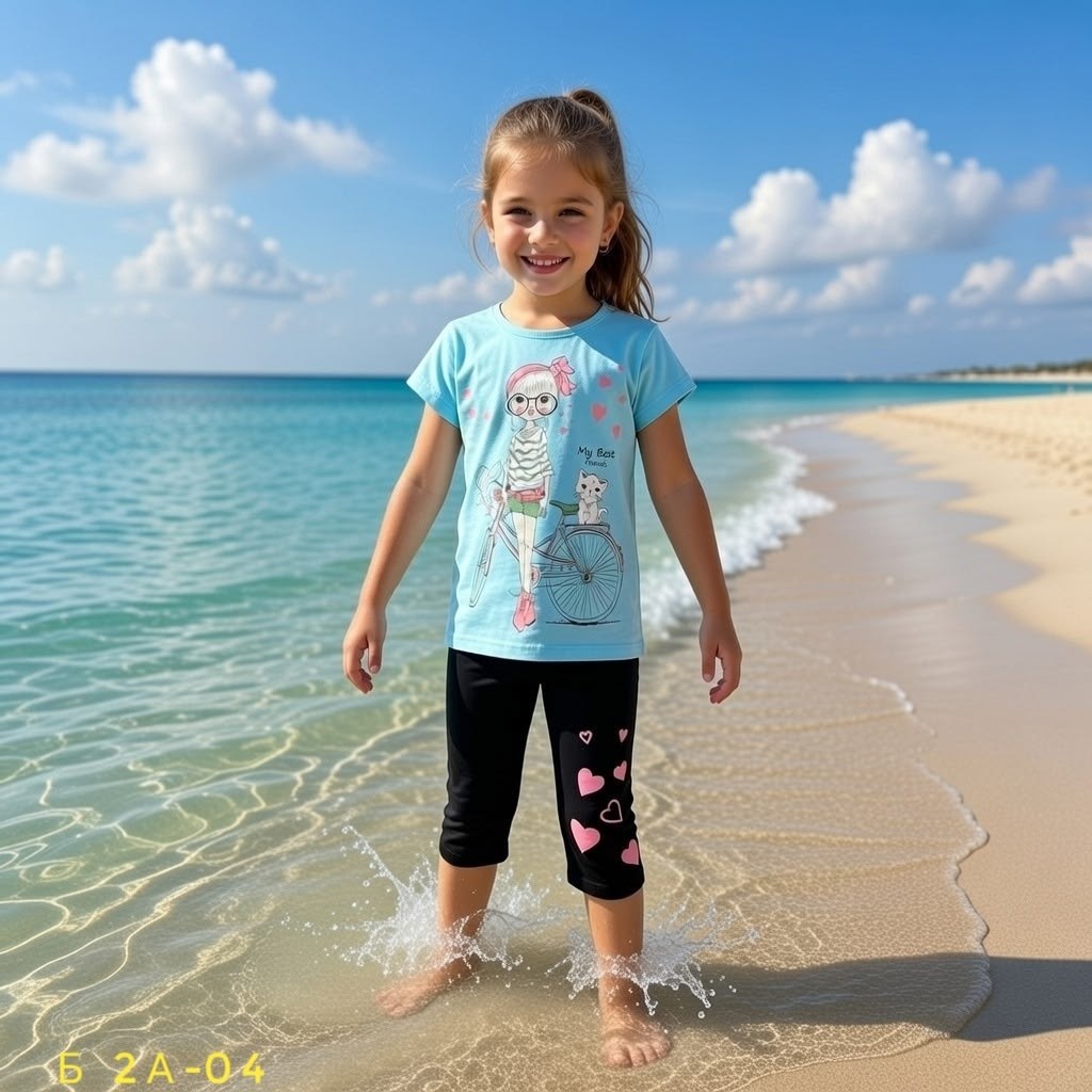 пижама для девочки,пижама для девочек арт. 9215 baykar,одежда для девочек,пижама для девочек baykar,костюм для девочек